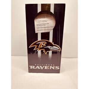 Baltimore Raven NFL Mini Tabletop Cornhole Game New in Package 10"x5"